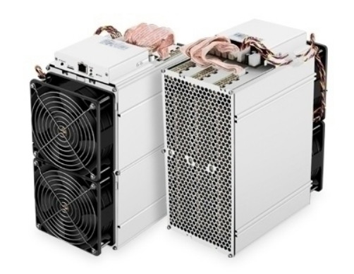 Münzen-Bergmann der zweite Handzec, ASIC Antminer Z11 135k mit 9 Chips