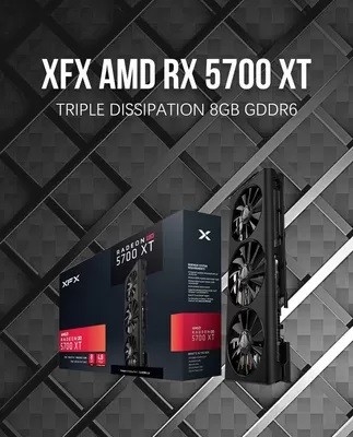 2560 Grafikkarte Kerne Radeon Rx 5700 Xt, Grafikkarte ETH-Bergbau-8GB GDDR6